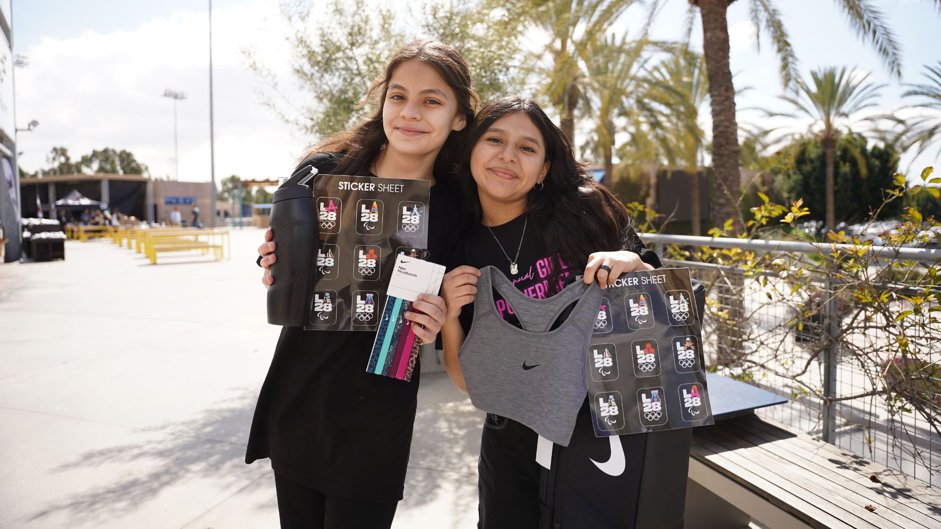 LA28 Provides Sportswear to 2,100 Los Angeles Middle School Girls image