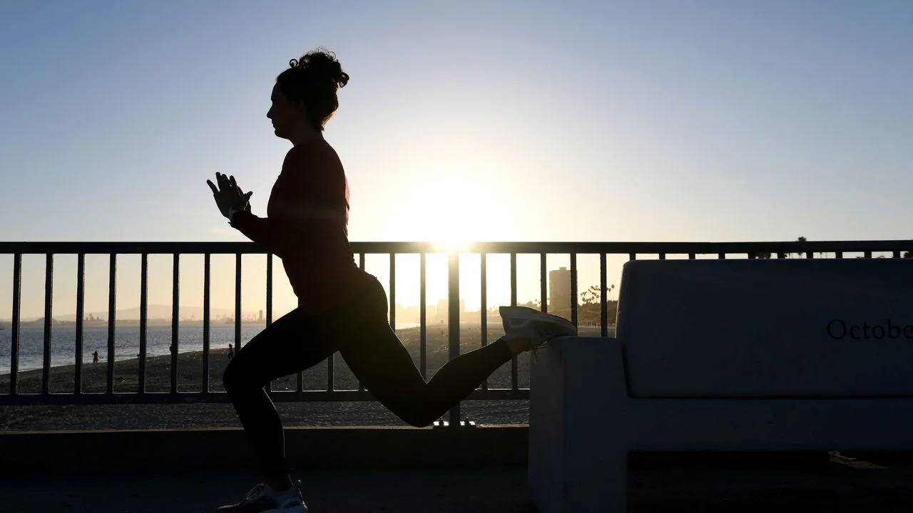 Image of Olympian Running 